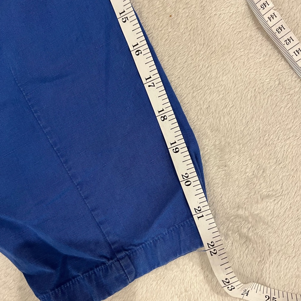 Zara blue linen pants - Picture 4 of 5